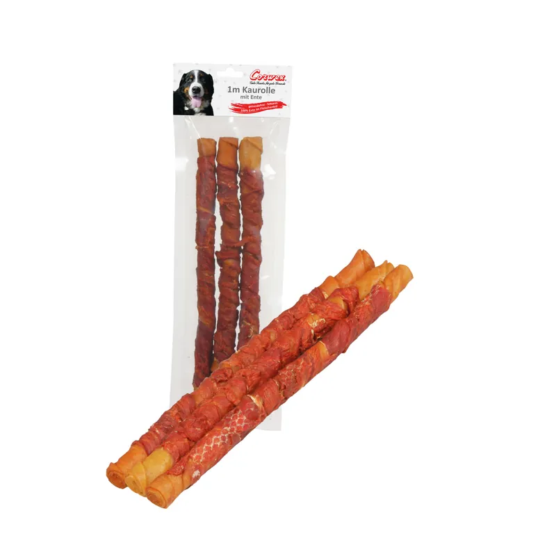 Aktuell Sparpaket 2 x 315 g Corwex Kaurolle mit Ente Hunde Snack